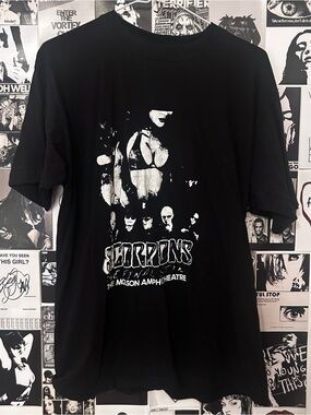 Scorpions Black Graphic Band T‑Shirt